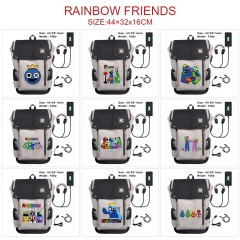 9 Styles Rainbow Friends Cartoon Anime Backpack Bag