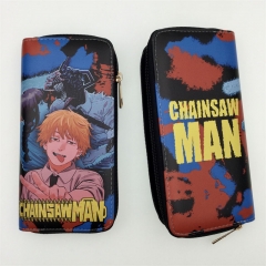 3 Styles Chainsaw Man Coin Purse Anime Long Wallet