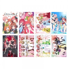 3 Styles 8PCS/SET 42*29CM The Quintessential Quintuplets Cartoon Anime Paper Poster