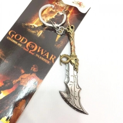 2 Styles God of War Cartoon Cute Anime Alloy Keychain Anime Sword Keychain