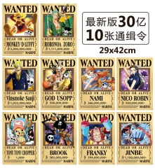 (10PCS/SET) One Piece Printing Collectible Paper Anime Poster