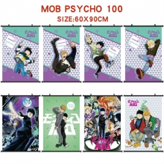 60*90cm 9 Styles Mob Psycho 100 Wallscrolls Anime Wall Scroll