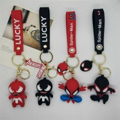 6 Styles Venom Anime Figure Keychain