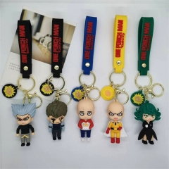 5 Styles One Punch Man Anime Figure Keychain