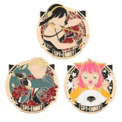 4 Styles SPY×FAMILY  Alloy Anime Brooch