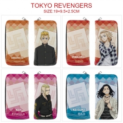 7 Styles Tokyo Revengers Cosplay Cartoon Anime PU Leather Fold Long Wallet and Purse