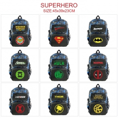 15 Styles Marvel Iron Man Spider Man Anime Backpack Bag