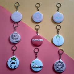 9 Styles K-POP MAMAMOO MOO Hwa Sa Mirror Keychain