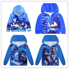 6 Styles Sonic the Hedgehog Anime Hooded Hoodie For Kids