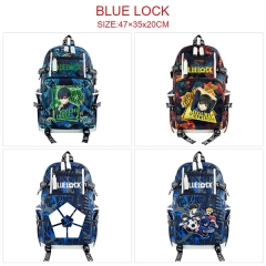 6 Styles Blue Lock Canvas Shoulder Anime Backpack Bag