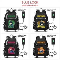 6 Styles Blue Lock Canvas Shoulder Anime Backpack Bag