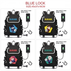 6 Styles Blue Lock Cartoon Character Anime Backpack Bag