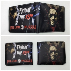 3 Styles Friday the 13th Coin Purse Anime Short Wallet