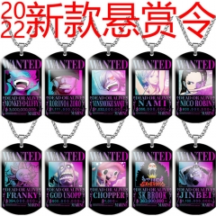 27 Styles One Piece Cartoon Stainless Steel Dog Tag Anime Necklace