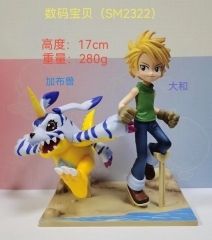 17CM Digital Monster Ishida Yamato Gabumon Anime PVC Figure Toy