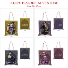 4 Styles JoJo's Bizarre Adventure Cartoon Canvas Shopping Bag Anime Shoulder Bag