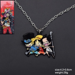 2 Styles One Piece Cartoon Anime Alloy Necklace