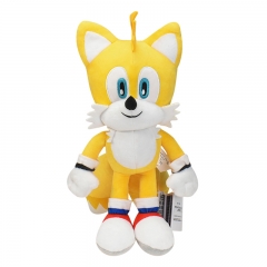 30CM Sonic the Hedgehog Miles Prower/Tails Cartoon Anime Plush Toy Doll