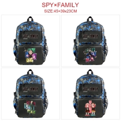 5 Styles SPY×FAMILY Cartoon Pattern Anime Backpack Bag With USB Charging Cable