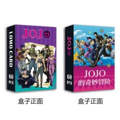 2 Styles 60PCS/SET JoJo's Bizarre Adventure Anime LOMO Card Set