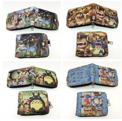 4 Styles My Neighbor Totoro Pu Purse Cosplay Colorful Anime Zipper Wallet