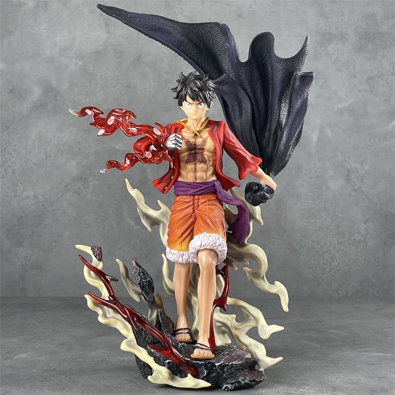 27CM One Piece GK Luffy Cartoon Collection PVC Anime Figure