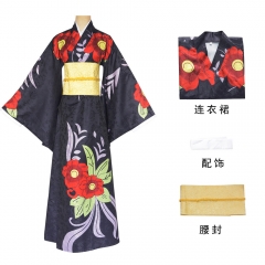 Demon Slayer: Kimetsu no Yaiba Tamayo Cartoon Cosplay Kimono Anime Costume