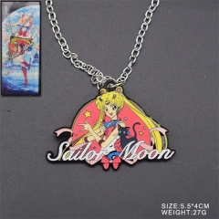 2 Styles Pretty Soldier Sailor Moon Cartoon Alloy Anime Keychain/Necklace