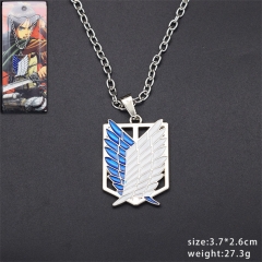 Attack on Titan/Shingeki No Kyojin Alloy Anime Keychain/Necklace