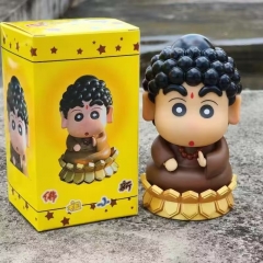 12CM Crayon Shin-chan COS Buddha Anime PVC Figure Doll Toys