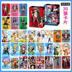 4 Styles 30PCS/SET One Piece Anime LOMO Card Set