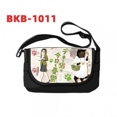 The Masterful Cat Is Depressed Again Today Cartoon Anime Leather Bag