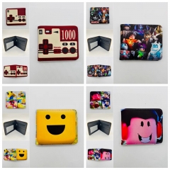 6 Styles Roblox Cartoon Pattern Coin Purse Anime Wallet