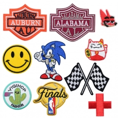 10PCS/SET Sonic the Hedgehog Cartoon Anime Cloth Patch