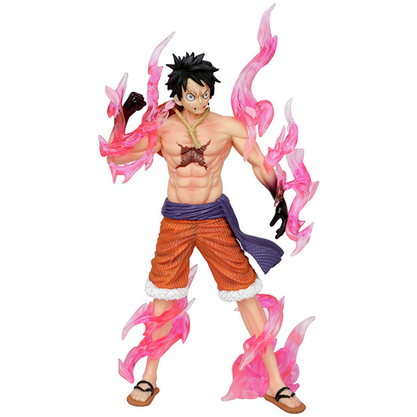 31CM One Piece Luffy Cartoon Cosplay PVC Anime Figure