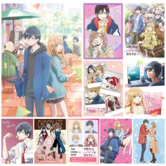 (No Frame) 28 Styles My Love Story with Yamada-kun at Lv999 Cartoon Canvas Material Anime Poster