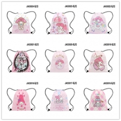 15 Styles Sanrio Melody Cartoon Anime Drawstring Bag