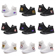 10 Styles Chainsaw Man Cosplay Cartoon Anime Canvas Shoes