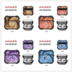 7 Styles Genshin Impact Cartoon Anime Airpods Case