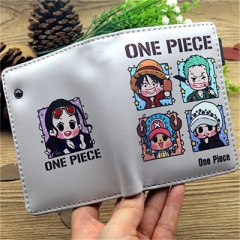 3 Styles One Piece Cartoon Pattern Coin Purse PU Anime Wallet