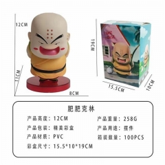 12CM G5 Dragon Ball Z Krillin Cartoon PVC Anime Figure