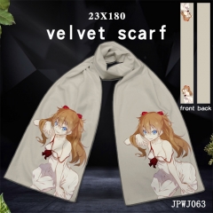 EVA/Neon Genesis Evangelion Cartoon Pattern Anime Velvet Scarf