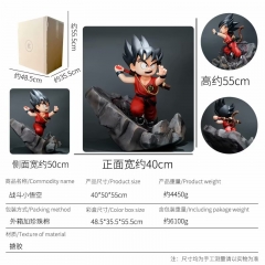 55CM Dragon Ball Z GK Kid Son Goku Cartoon PVC Anime Figure