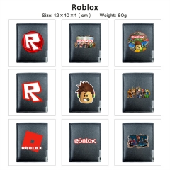 9 Styles Roblox Cosplay PU Purse Folding Anime Short Wallet