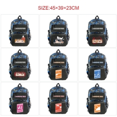 10 Styles Chainsaw Man Cosplay Cartoon Canvas Students Backpack Anime Bag