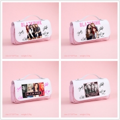 6 Styles K-POP Blackpink Cartoon Anime Pencil Bag