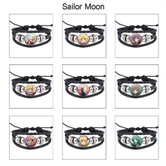 21 Styles Pretty Soldier Sailor Moon Cartoon Anime Bracelet Wristband