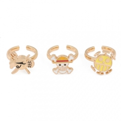 3 Styles Naruto Anime Alloy Ring