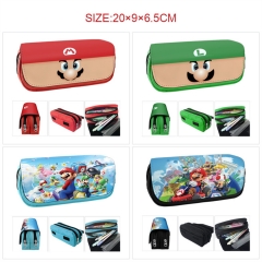 7 Styles Super Mario Bro Cartoon Pattern Pencil Case Anime Pencil Bag