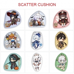 9 Styles Genshin Impact Cartoon Pattern Anime Pillow